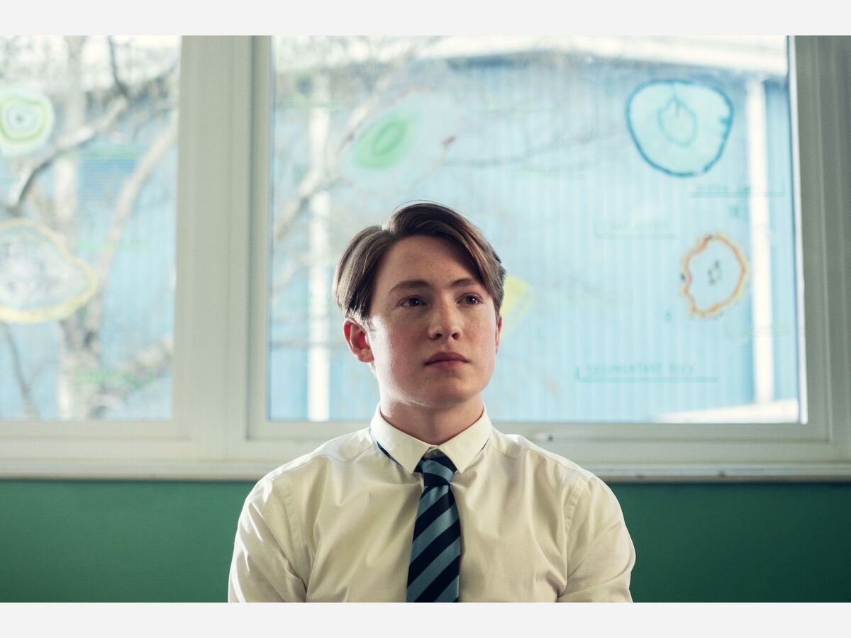Kit Connor as Nick Nelson in the Netflix production Heartstopper. 